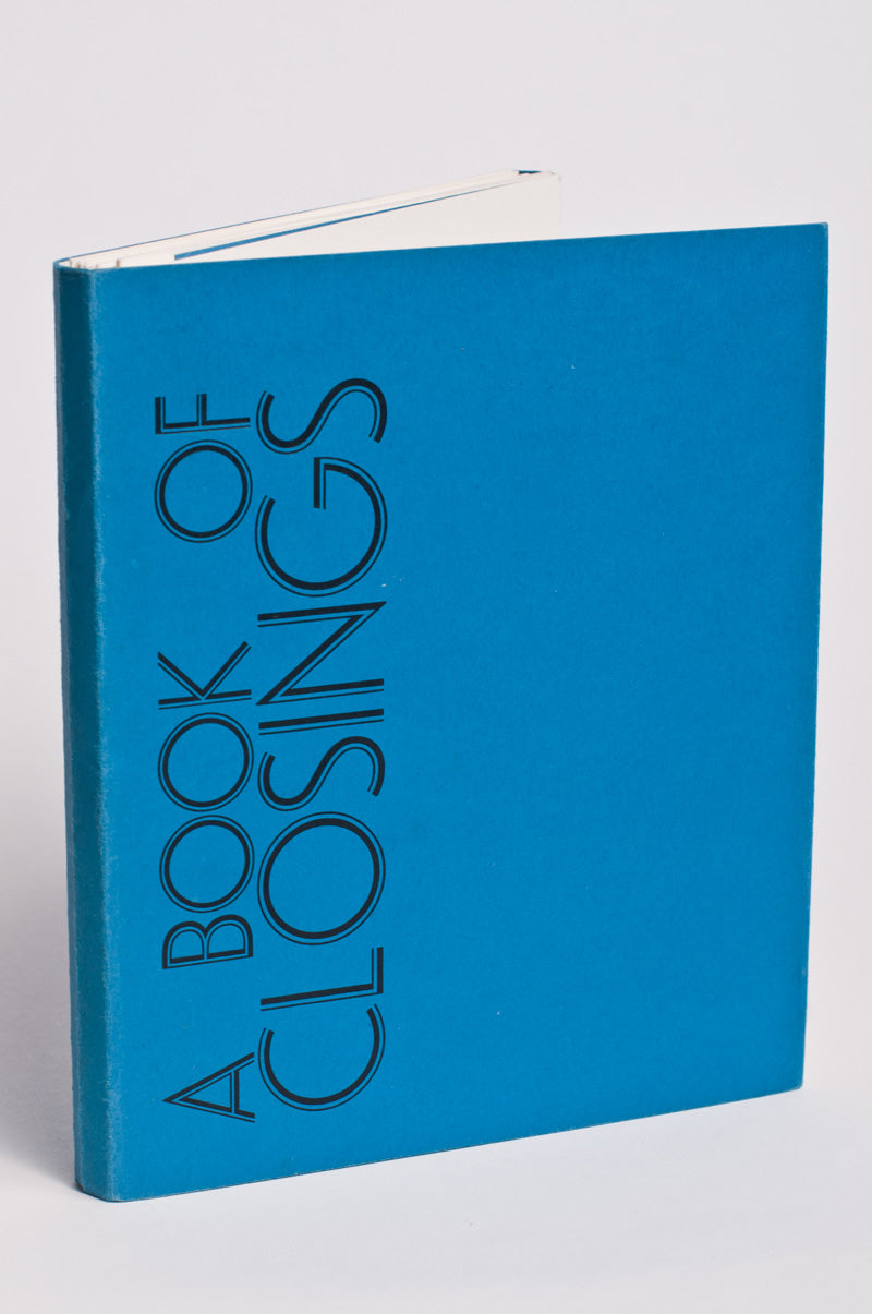 Kyle Schlesinger : A Book of Closings
