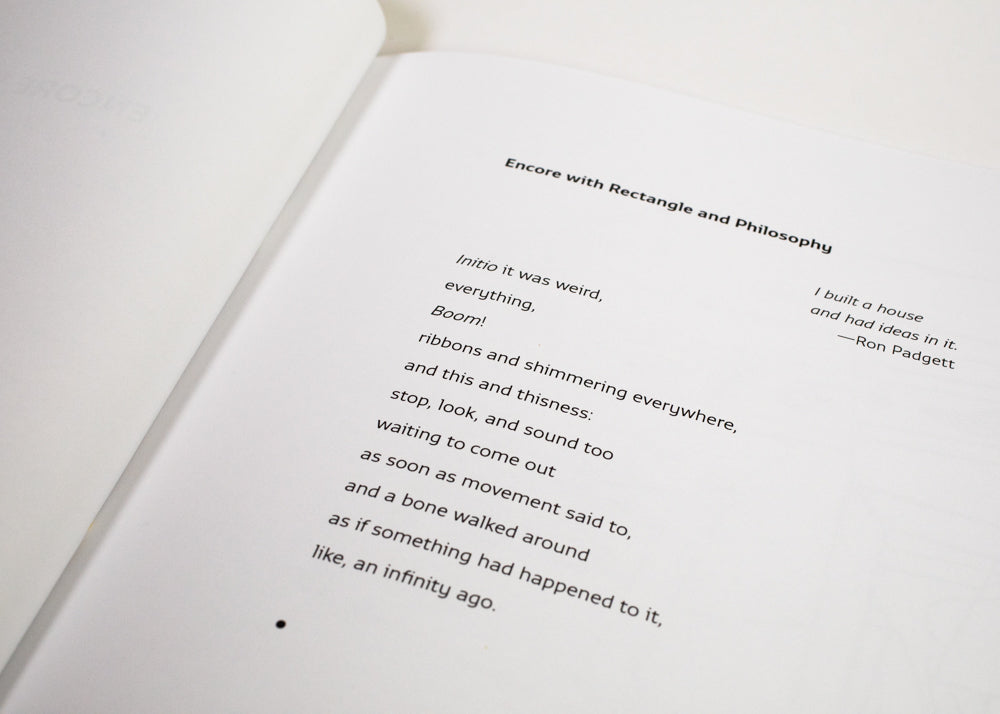 Ron Padgett & Trevor Winkfield : Encore with Rectangle and Philosophy
