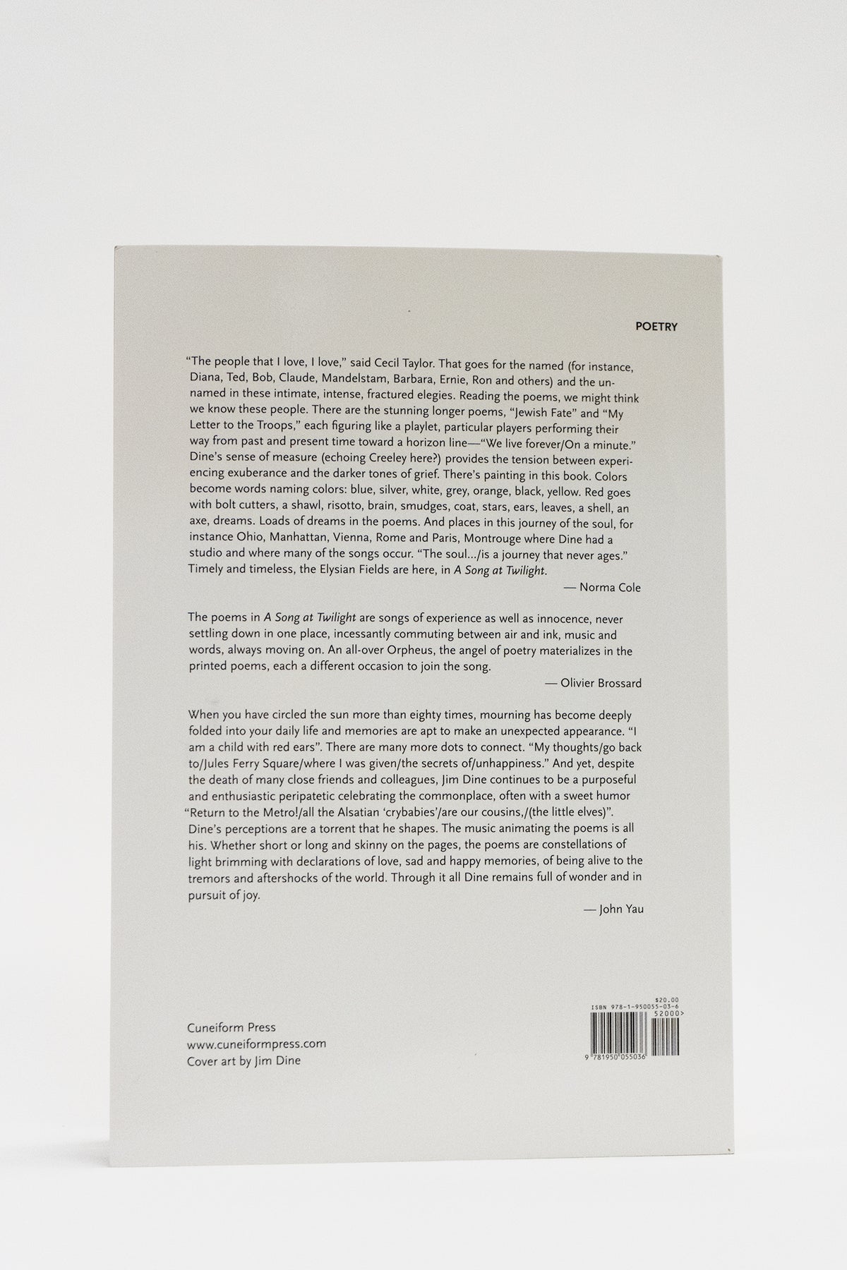 Jim Dine : A Song at Twilight